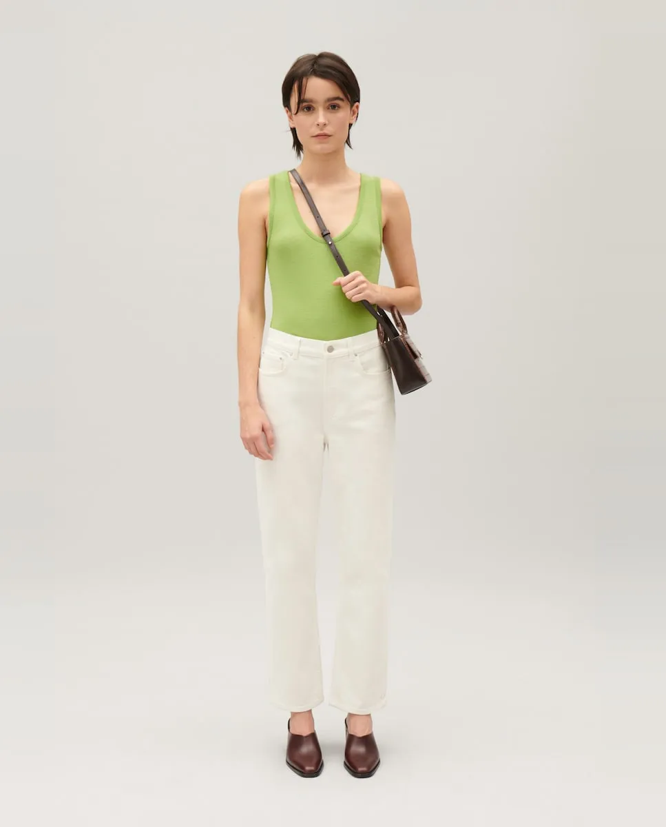 

Джинсы женские Jean-Toto 7/8 средней посадки прямые Claudie Pierlot, белый