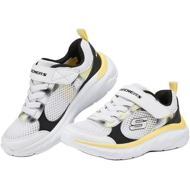 Skechers Kids Кроссовки для белья low top черно-белые детские — фото 4