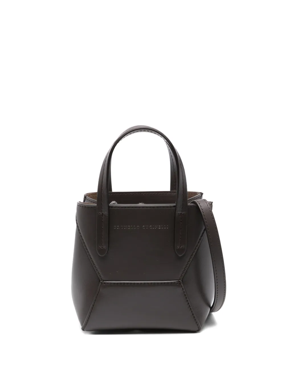 

Мини-сумка-тоут BC Duo Brunello Cucinelli, коричневый