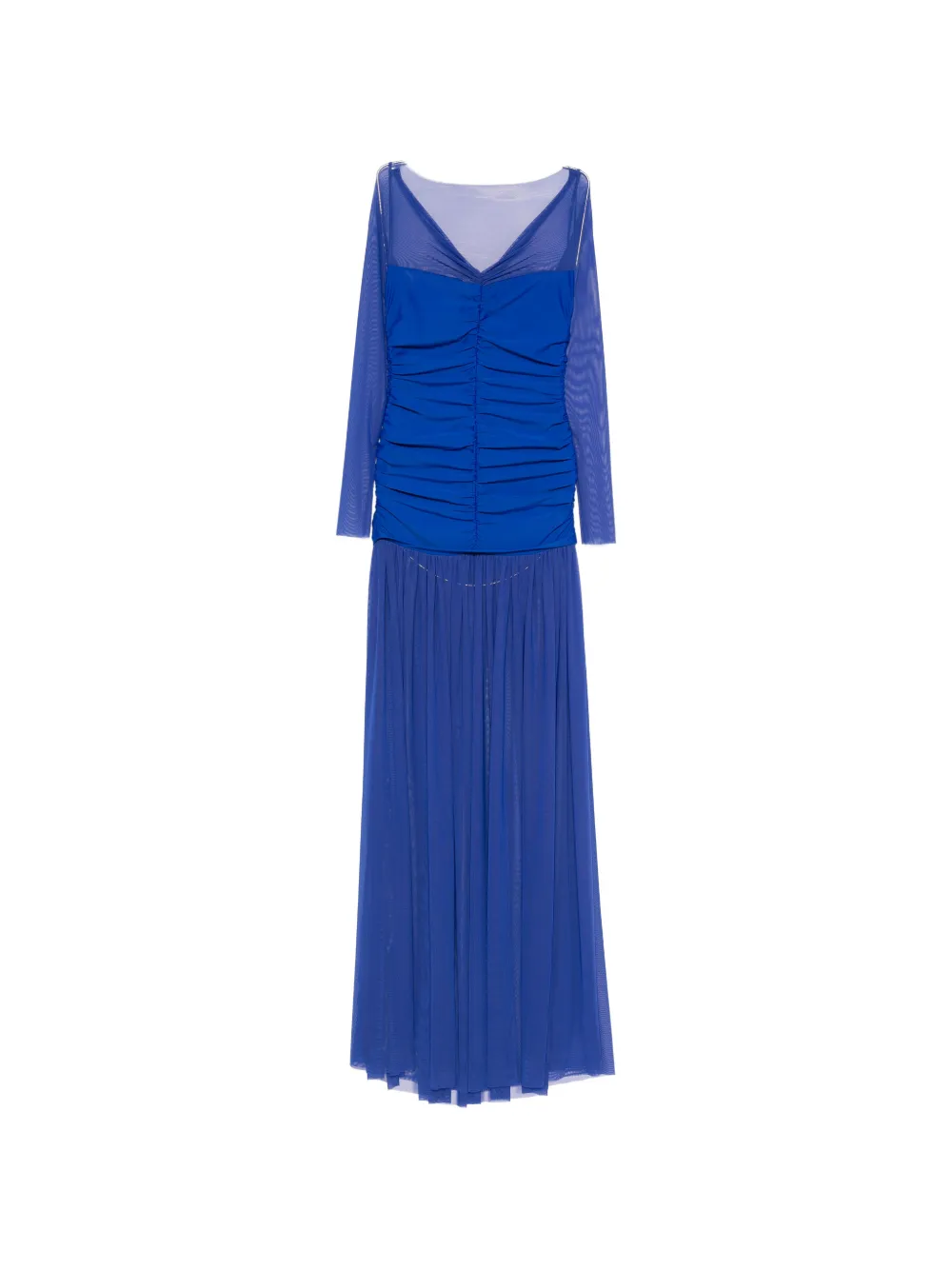 

Платье с драпировкой Atu Body Couture, синий