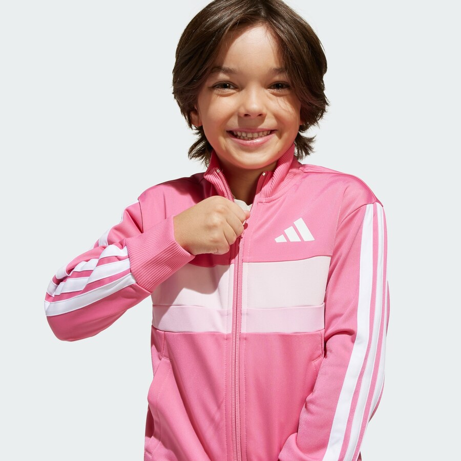 Спортивный костюм ADIDAS SPORTSWEAR Tracksuit Seasonal Essentials, розовый — фото 3