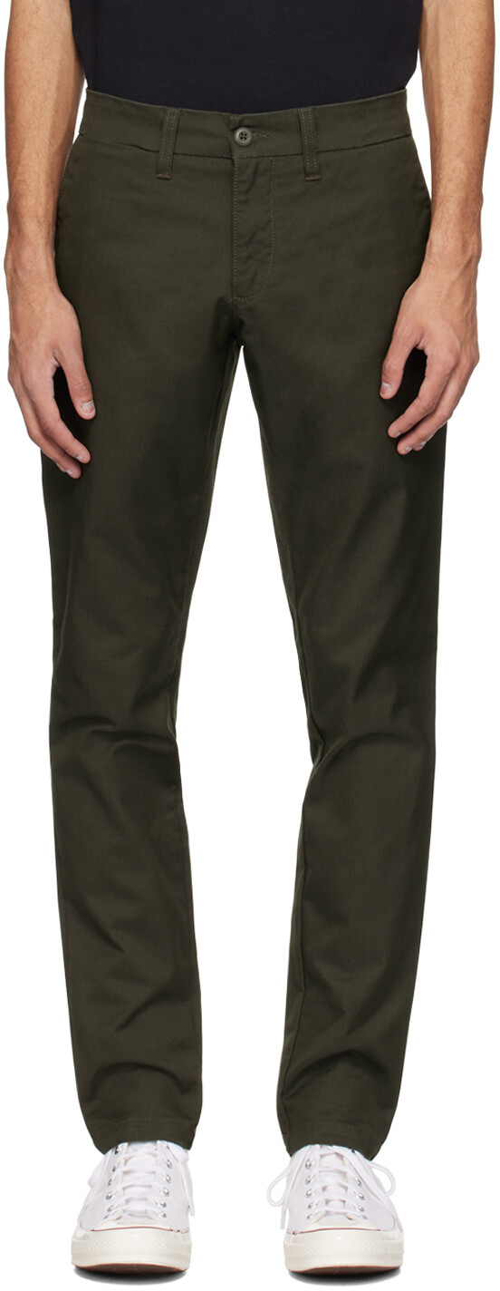

Брюки цвета хаки Сид Carhartt Work In Progress