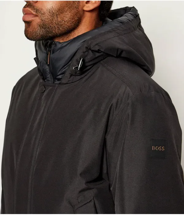 Куртка Osis1 relaxed fit Boss Orange, черный — фото 4