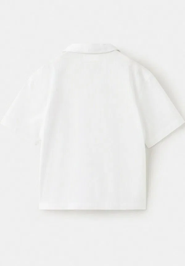 Детская рубашка Mango Kids, White — фото 4