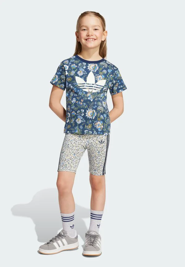 Шорты liberty london Adidas Originals, Night Indigo Multicolor