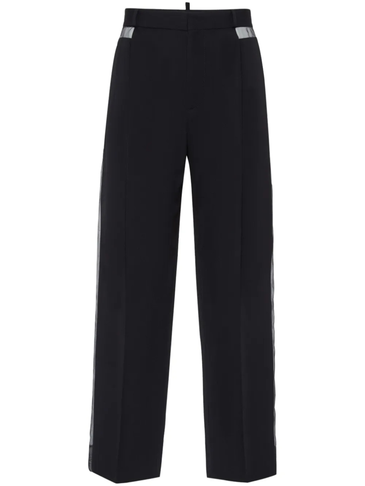 

DSQUARED2 прямые брюки из вирджинской шерсти, черный