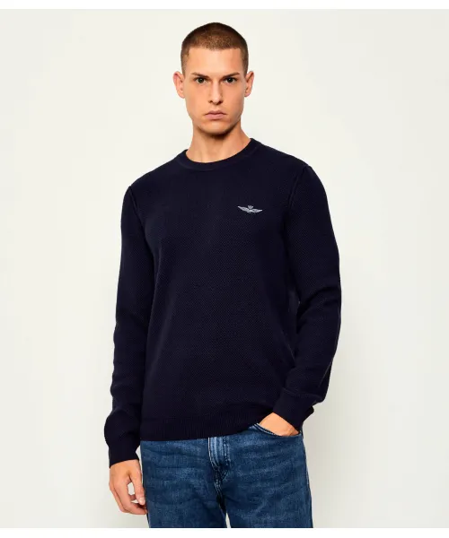 

Свитер Regular fit Aeronautica Militare, синий