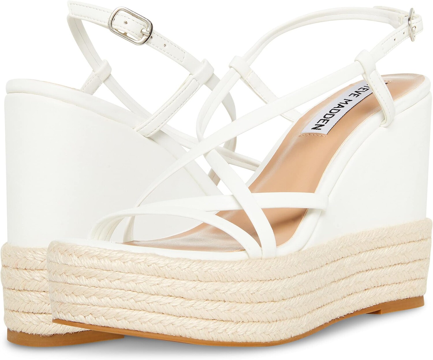 

Сандалии Steve Madden Whitlee Wedge, белый