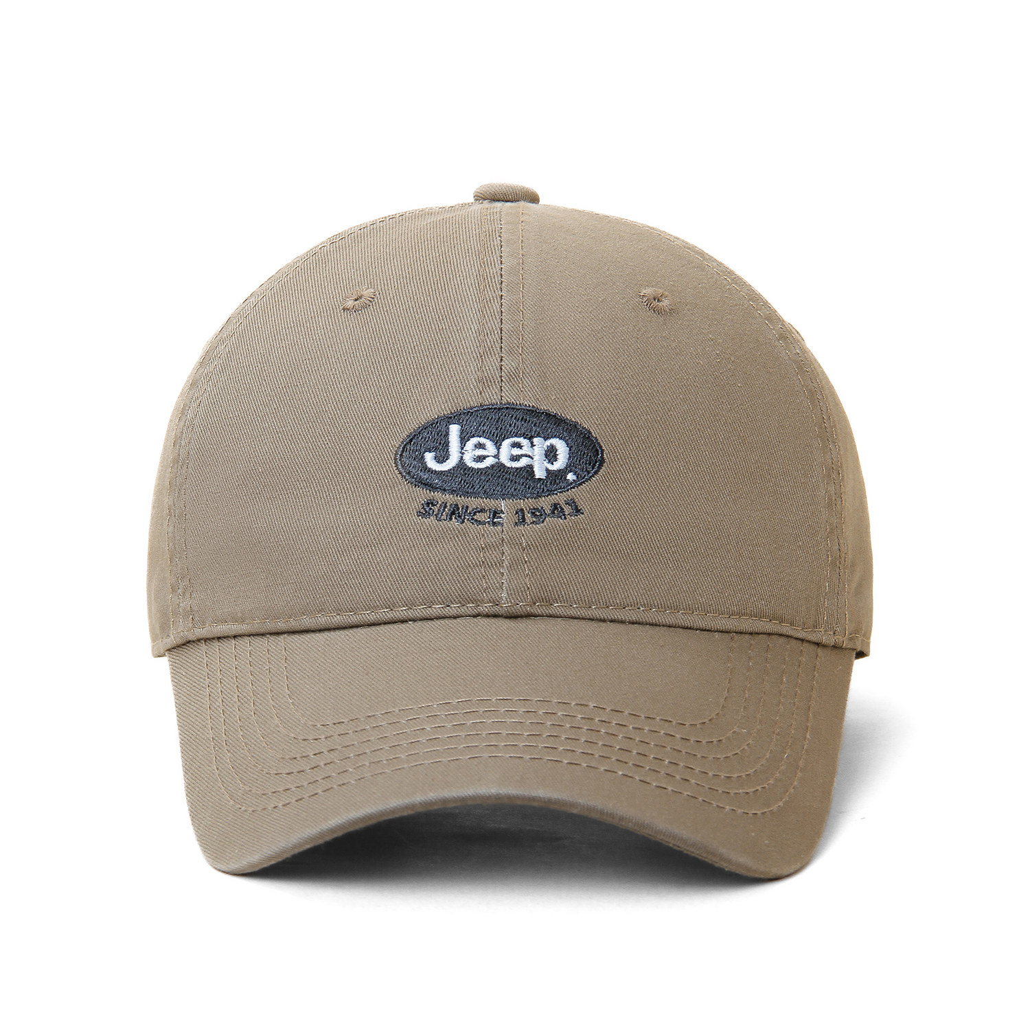 

Jeep Хлопковая бейсболка Unisex Black/Light Khaki/Mocha