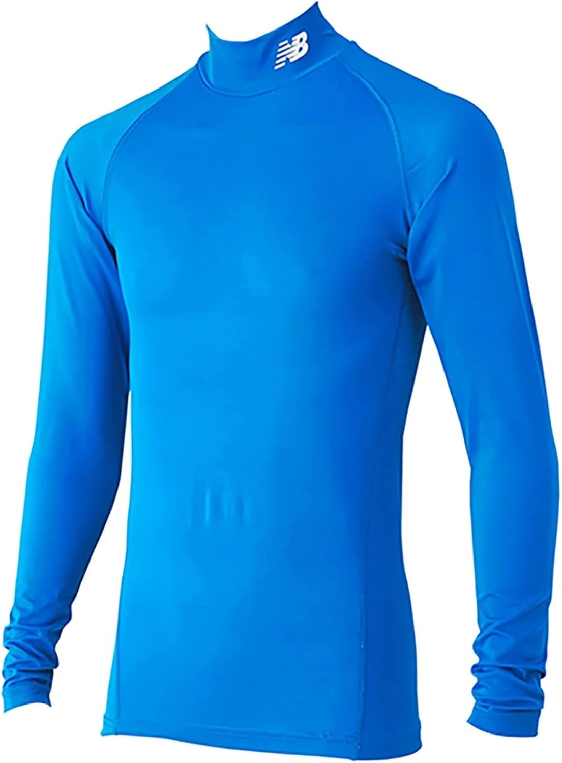 

Мужская эластичная футболка New Balance (JMTF7380) с длинным рукавом, быстросохнущая, для футбола/гольфа, синий