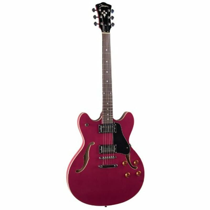 

Электрогитара Johnson JS-500-RC Grooveyard Semi-Hollowbody Electric Guitar, Cherry Red
