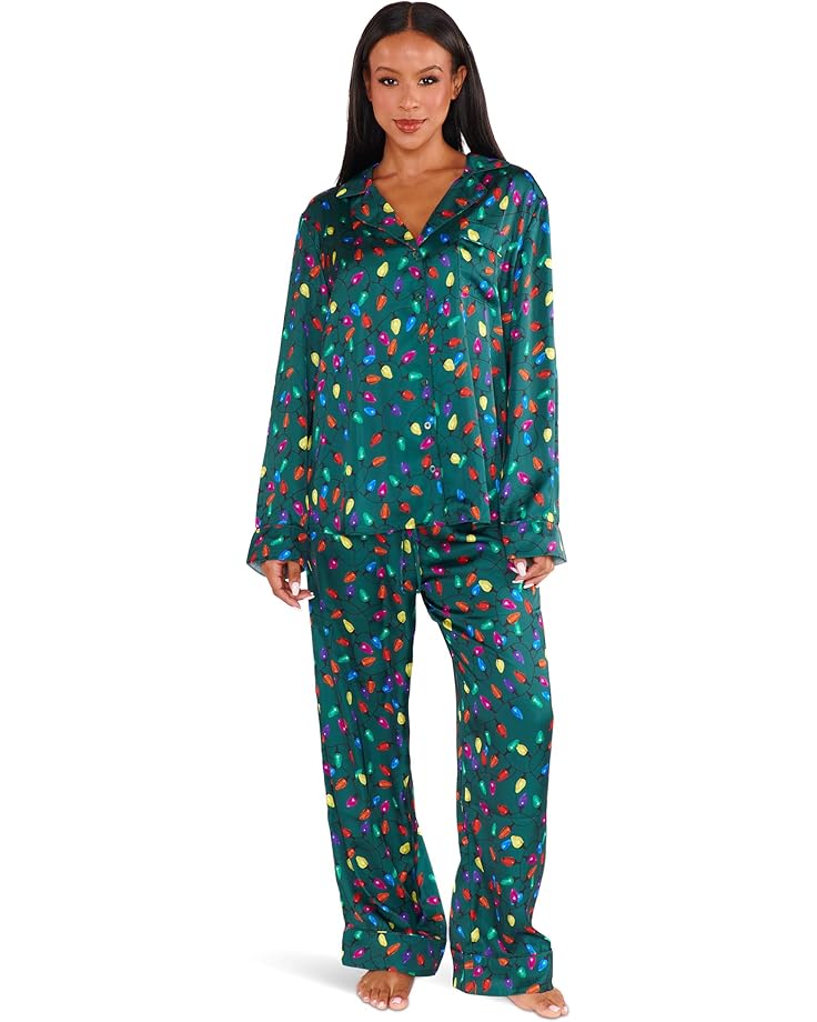 

Пижама Show Me Your Mumu Classic Pajama Set, цвет Festive Lights Silky