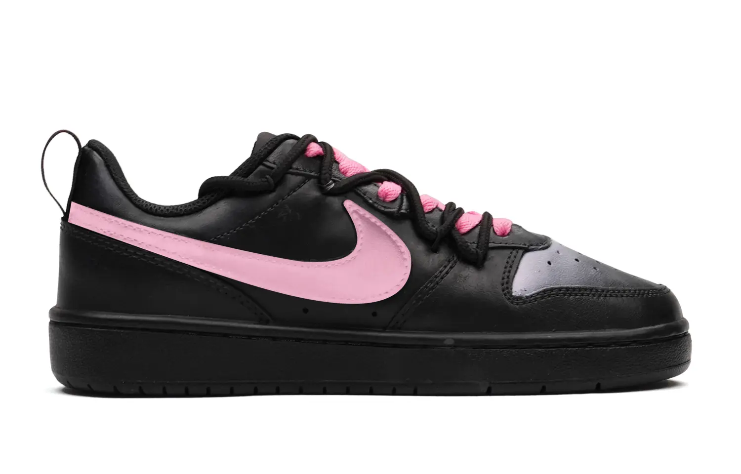 

Кроссовки Nike Court Borough 2 Skateboarding Shoes Women's Low-top Black/pink, черный