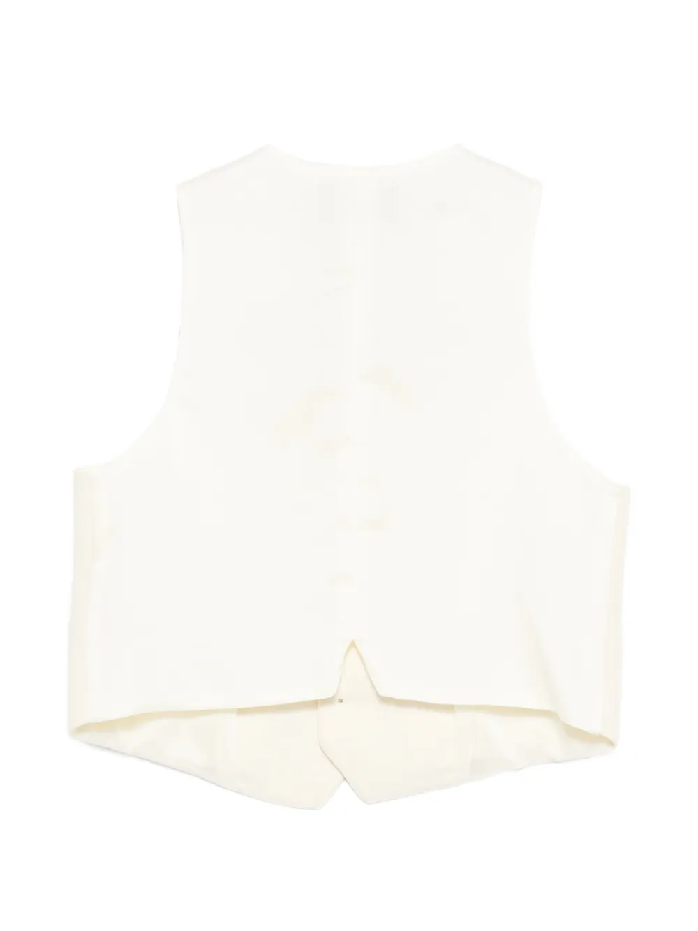 Жилет на пуговицах Emporio Armani Kids, бежевый — фото 2