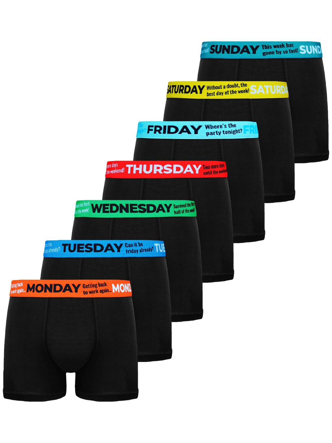 

TEXEMP Боксеры 'Retro (Wochentage)', мультиколор