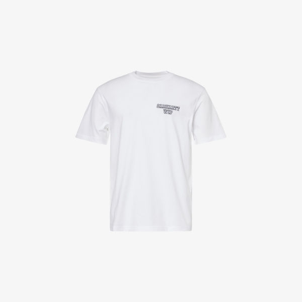 

Футболка Carhartt Wip Alumni с принтом, белый