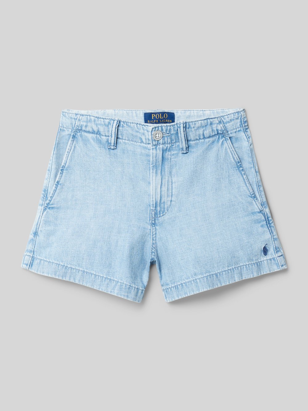 

Шорты из денима с карманами Polo Ralph Lauren Teens, синий