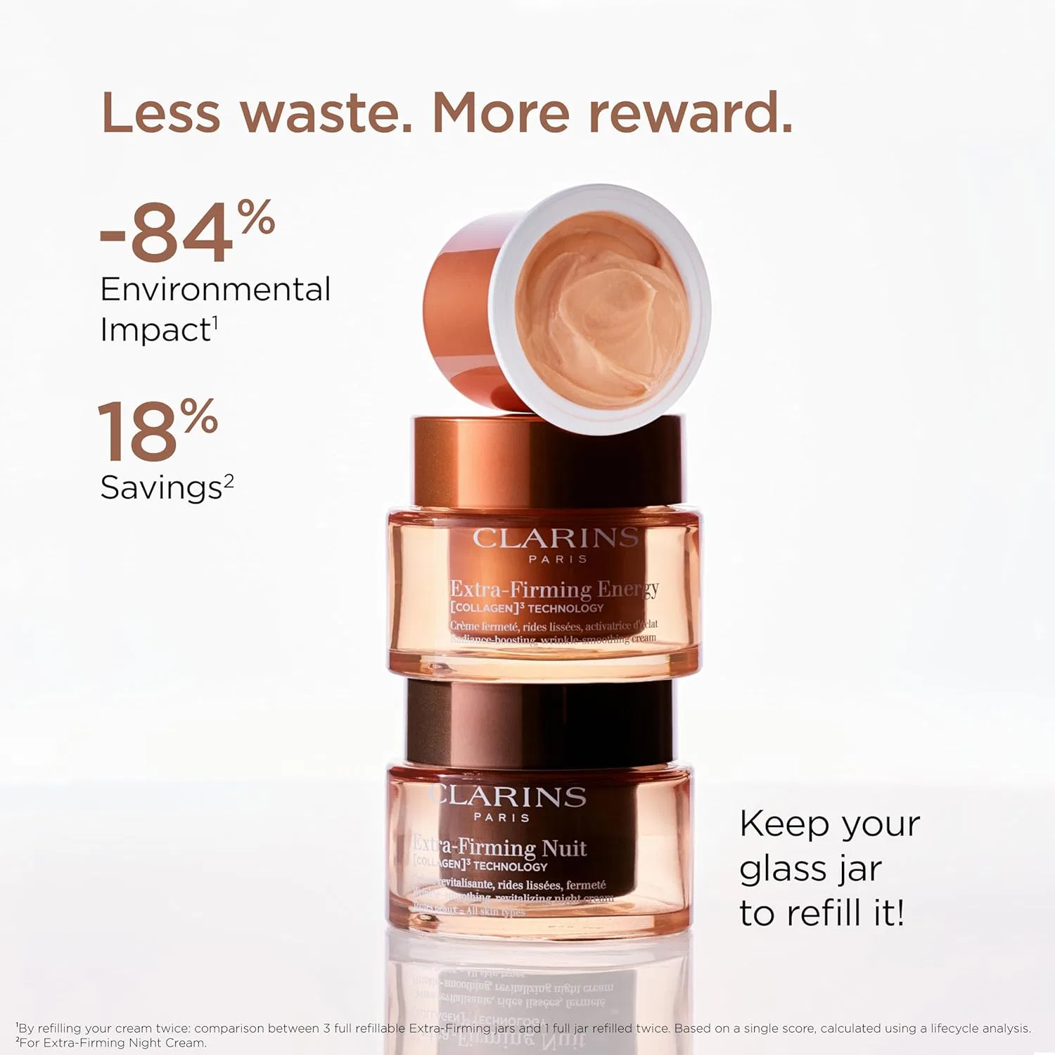Крем для лица Clarins — Ночной -рефил Extra Firming, 50 мл — фото 2