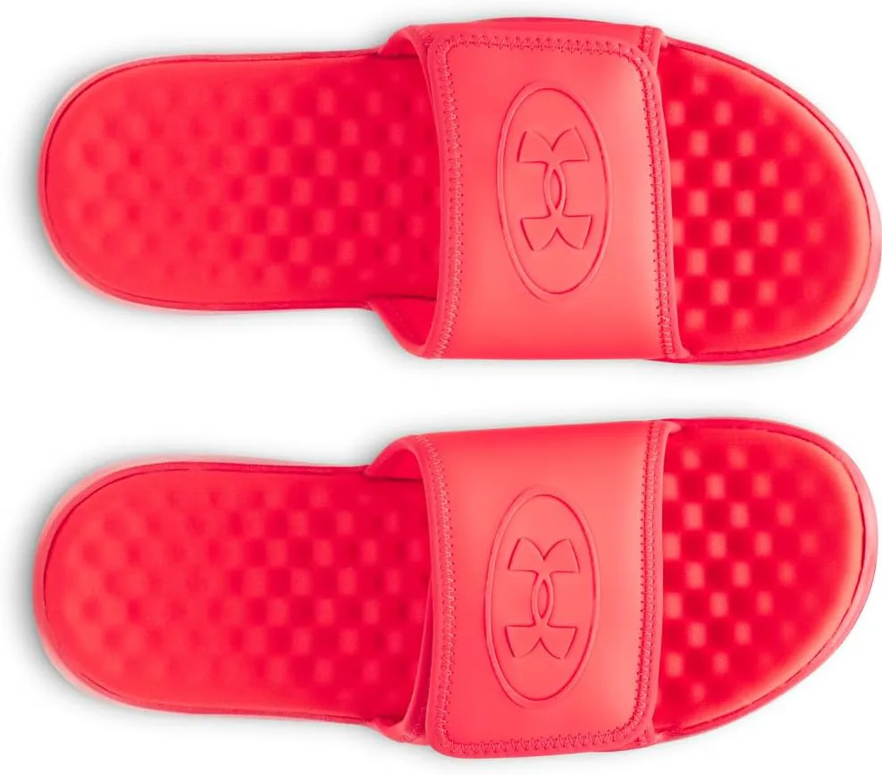 Мужские сандалии Under Armour Ignite Pro 8 Slide, красный/розовый — фото 4