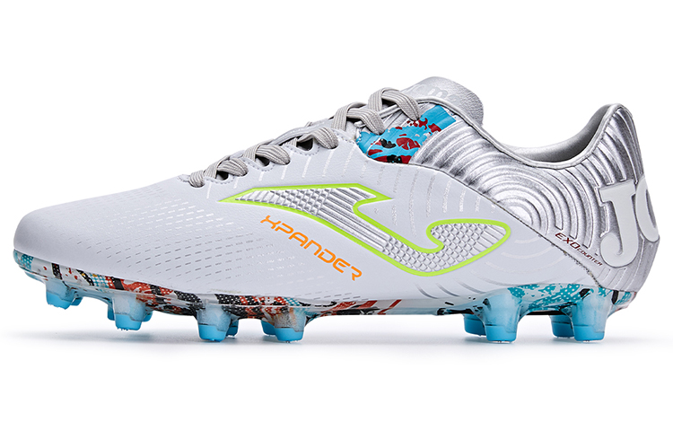 

Joma Футбольные бутсы FG Rubber Long Studs Anti-Slip, мужские, белые, серебристые
