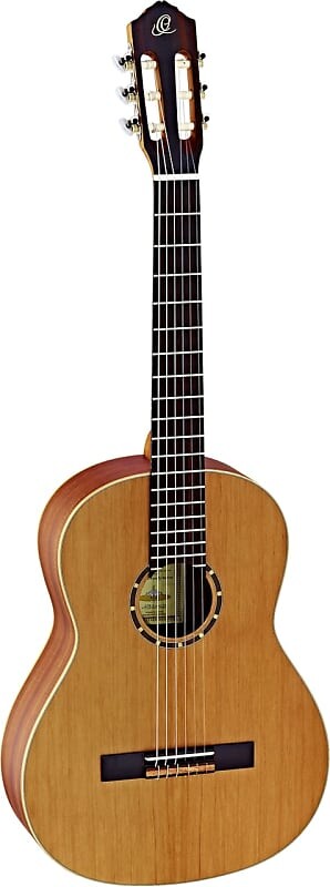 

Акустическая гитара Ortega Guitars R122 Family Series Nylon 6-String Guitar w/ Free Bag, Cedar Top and Mahogany Body, Satin Finish