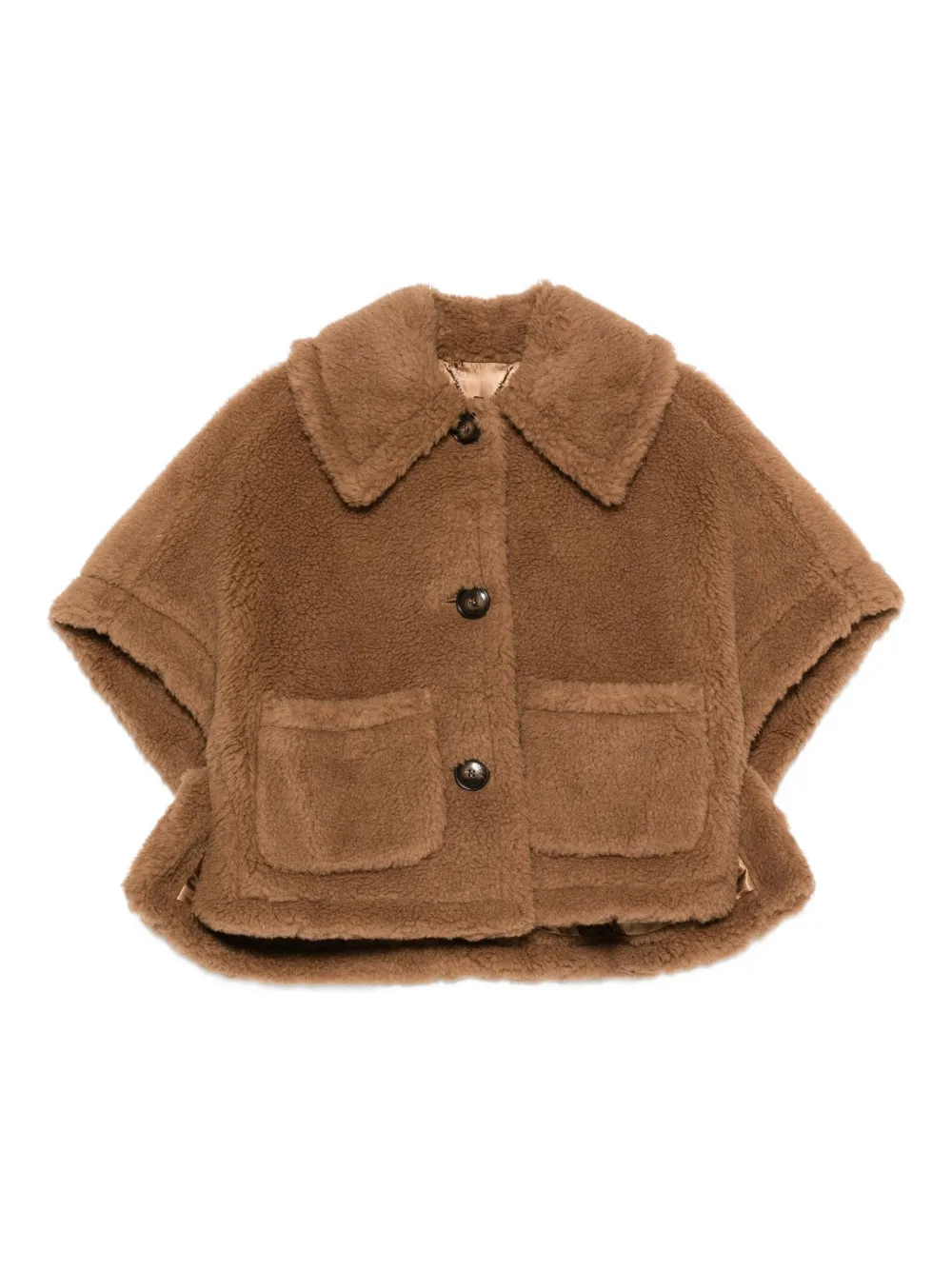 

Кейп с накладным карманом MAX MARA, коричневый