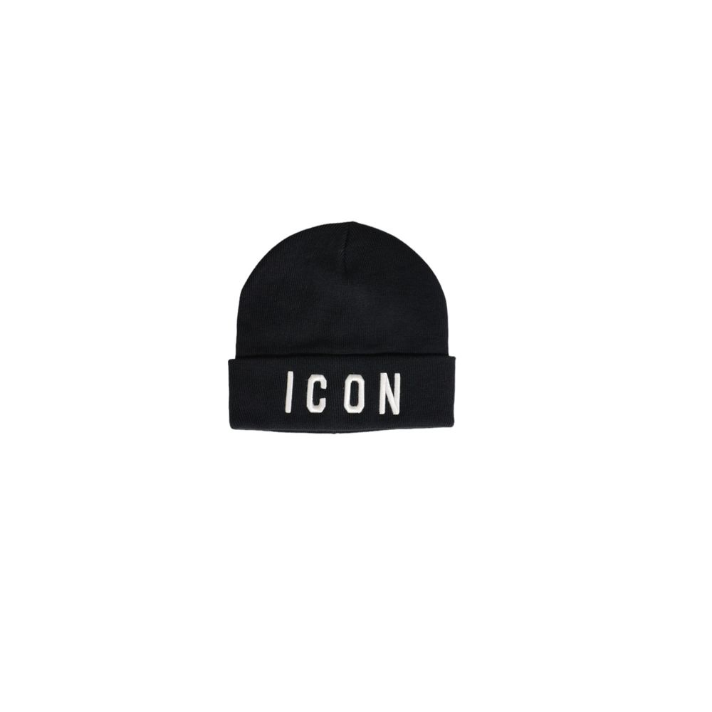 

Черные акриловые шляпа и кепка Icon