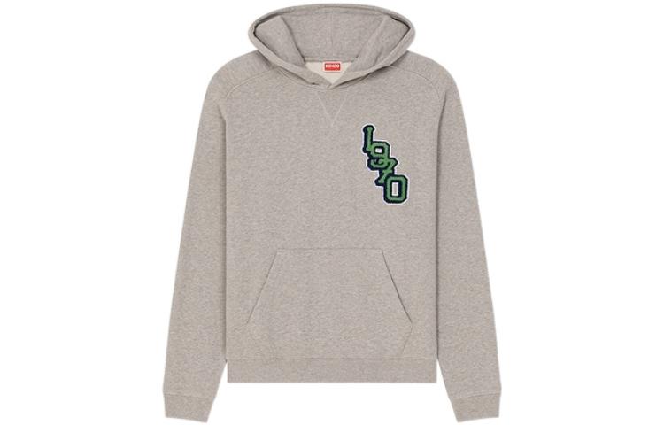 

Хлопковый худи KENZO, серый