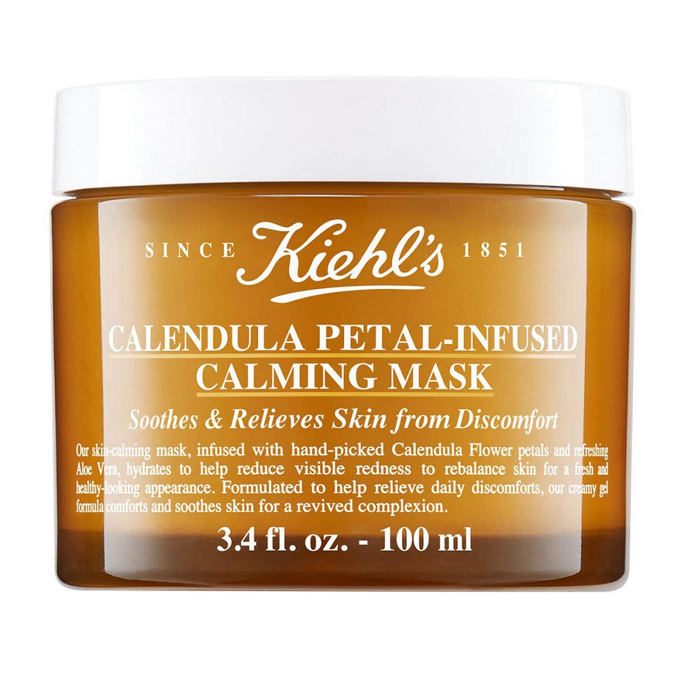 

Увлажняющая и успокаивающая маска для лица calendula petal-infused calming masque Kiehl'S, 100 мл