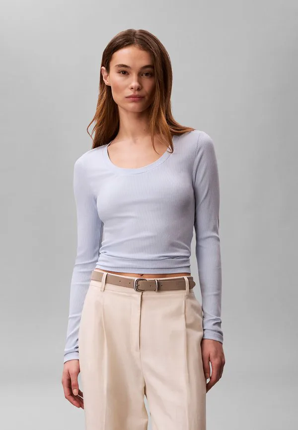 Топ с длинными рукавами Calvin Klein, Breezy Blue