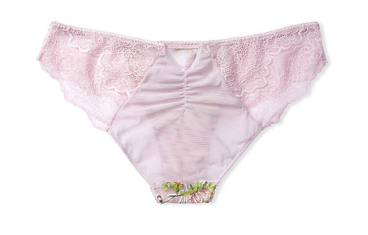 Женские трусы Victoria's Secret, цвет 1 Motoiri (purple pink floral print) — фото 2