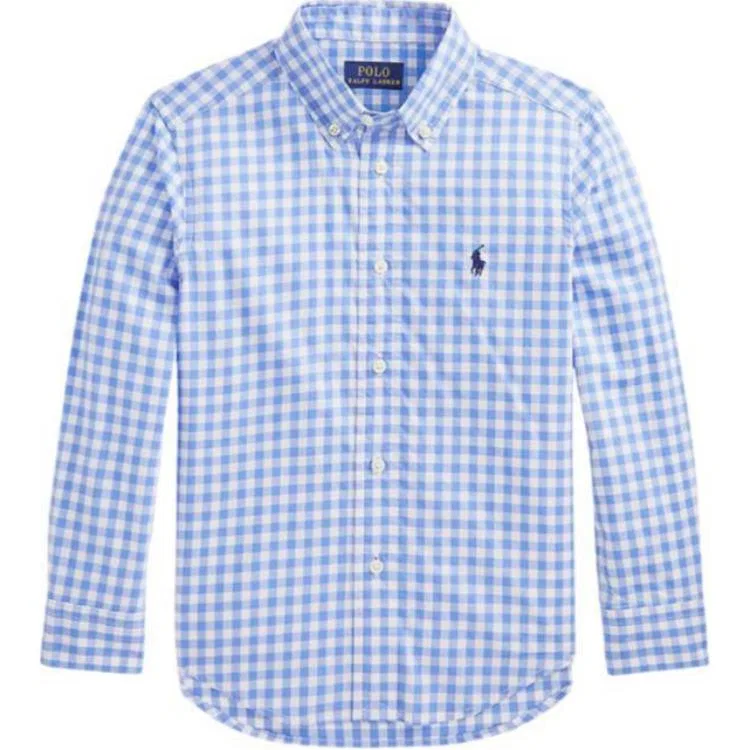 Рубашка синяя Polo Ralph Lauren