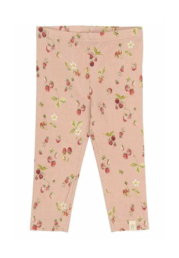 Леггинсы со звездами Petit Piao, Misty Rose Strawberry Aop