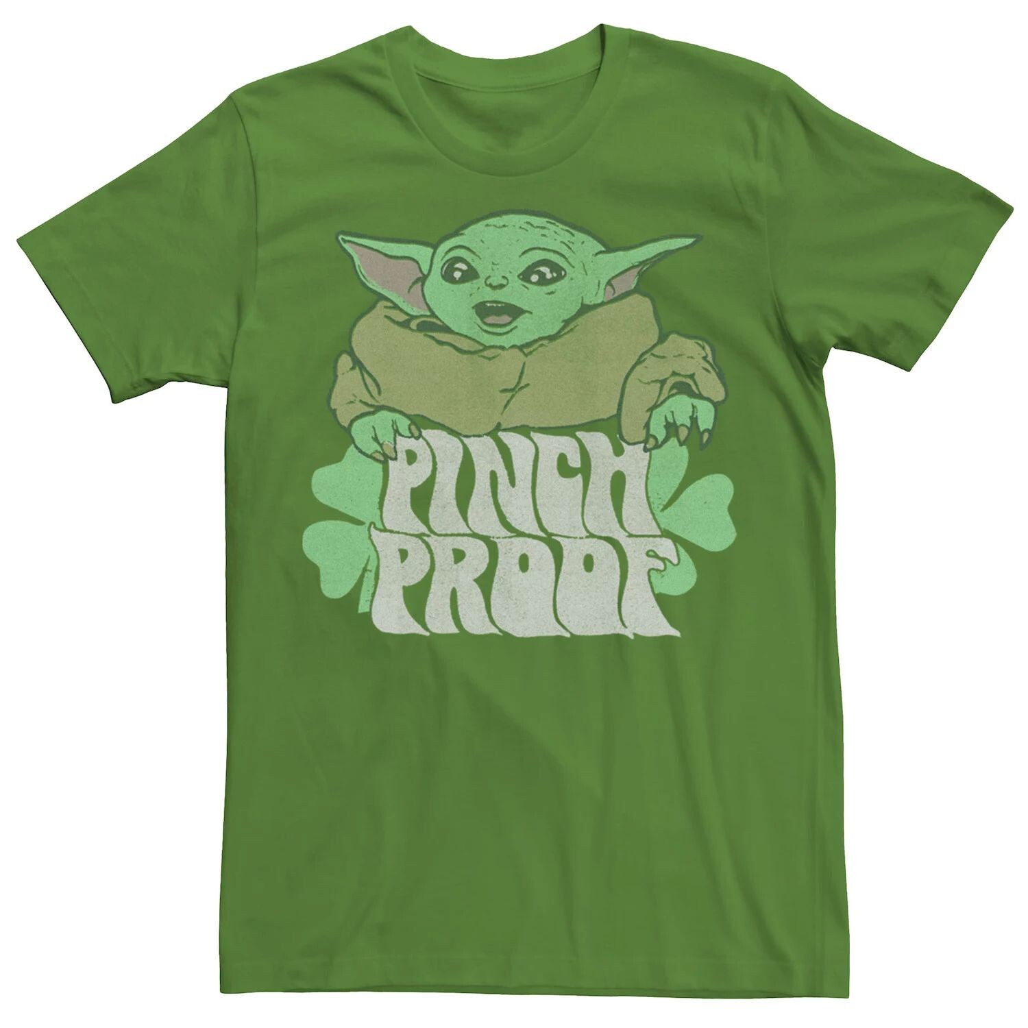 

Мужская футболка Star Wars The Mandalorian Grogu Pinch Proof St. Патрика Licensed Character