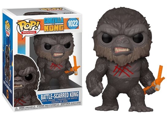 

Funko POP! Фильмы, коллекционная фигурка, Годзилла против. Конг, Закаленный в боях Конг