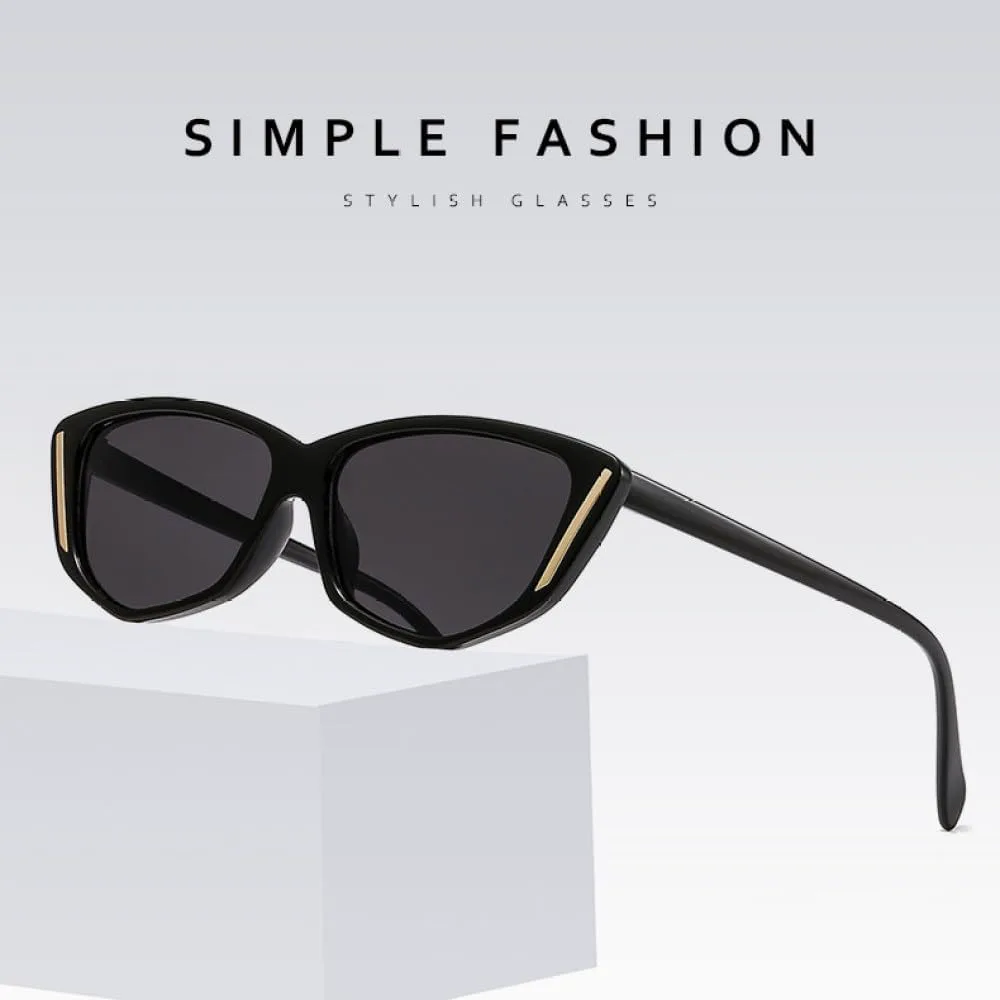 

MUTYNE Модные винтажные солнцезащитные очки «кошачий глаз» с леопардовым принтом для женщин и мужчин, ретро, ​​розовые, конфетного цвета, многоугольные, C2