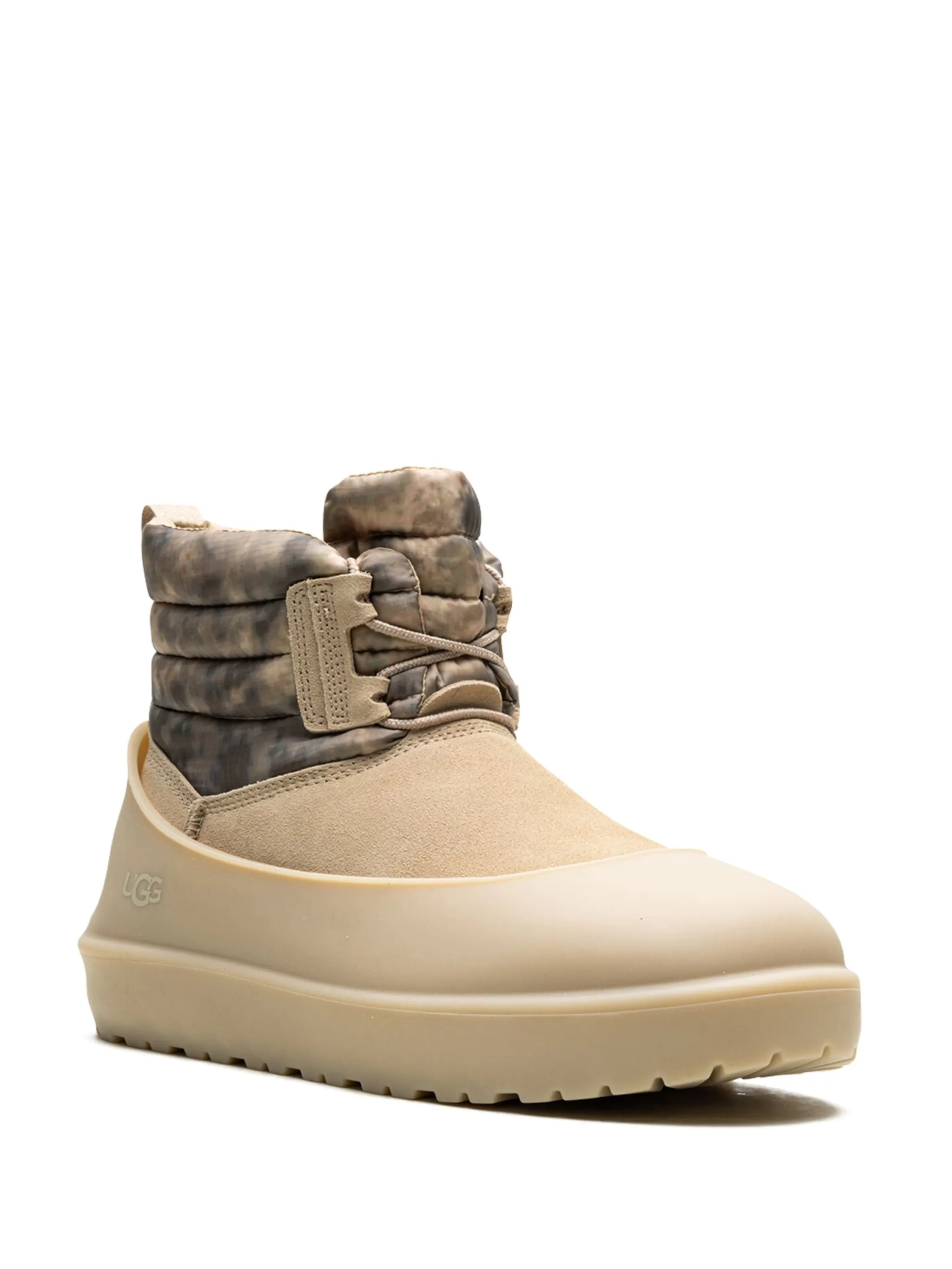 Угги Classic Mini Lace WEA Smokescreen Mustard Seed Ugg, бежевый — фото 2
