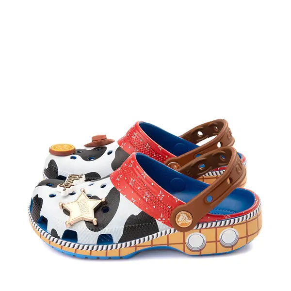 

Сабо Toy Story Crocs Sheriff Woody Classic Clog, цвет Blue Jean