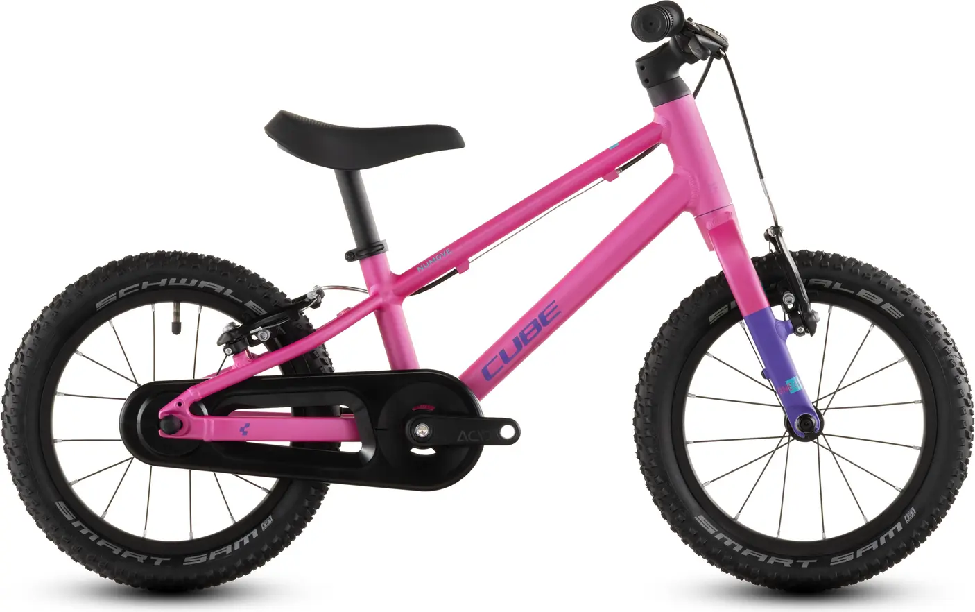 

Детский велосипед Cube numove 140 (2026) - 14 дюймов kinderfahrrad - fucsia´n´plum
