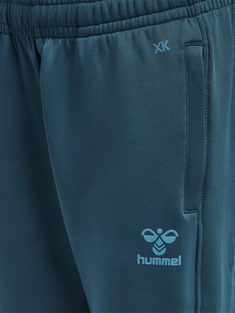 Брюки для тренировок узкого кроя Hummel, светло-синий — фото 3