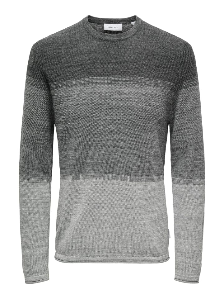 

Свитер ONLY & SONS, светло-серый меланж