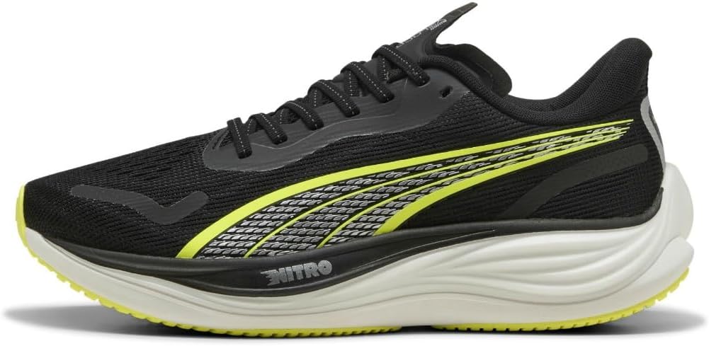 

Беговые кроссовки PUMA для мужчин, черный/желтый