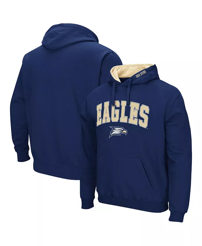 

Мужская толстовка с капюшоном Georgia Southern Eagles с вышивкой арки и логотипа Colosseum, синий