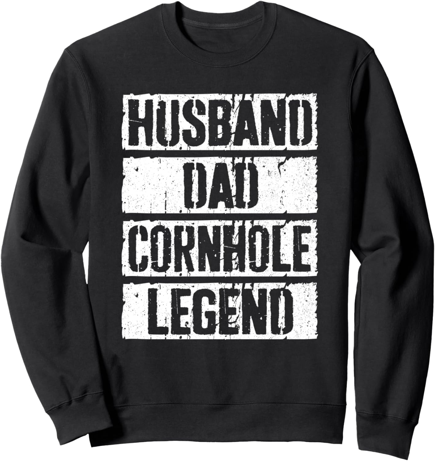 

Толстовка «Муж/Папа - Легенда корнхола» ко Дню отца Husband Dad Cornhole Legend Shirts, черный