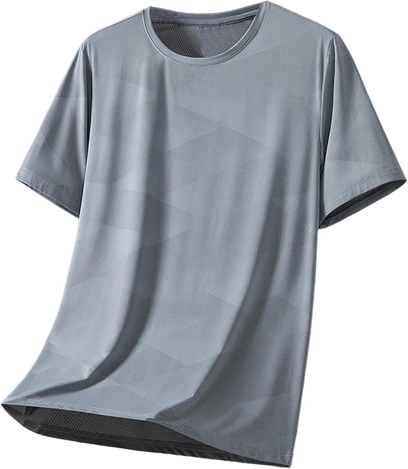 

Футболка мужская Quick Dry Stretch Fit с коротким рукавом для бега, с вентиляцией и светоотражающими элементами Xiaojmake