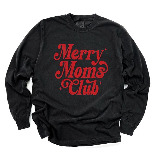 

Футболка с длинным рукавом и принтом Merry Mom's Club Distressed Simply Sage Market, Black, Черный, Футболка с длинным рукавом и принтом Merry Mom's Club Distressed Simply Sage Market, Black