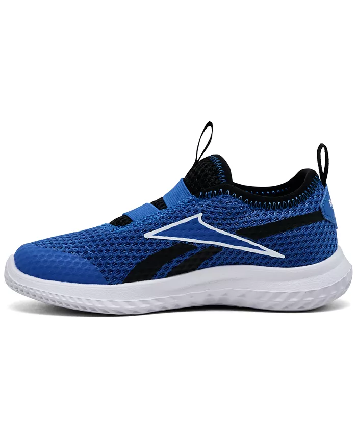 Детские повседневные слипоны Rush Runner от Finish Line Reebok, синий — фото 3