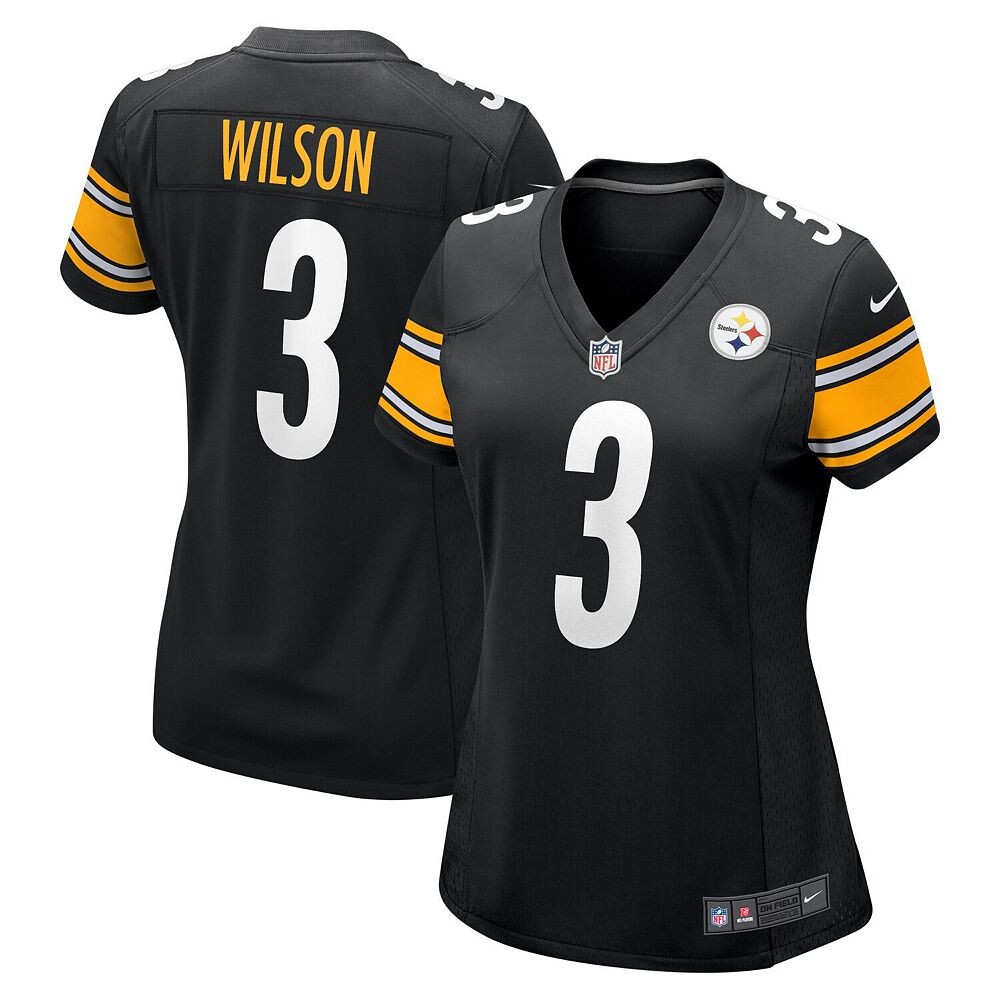 

Женское игровое джерси Nike Russell Wilson Black Pittsburgh Steelers Game, цвет Stl Black