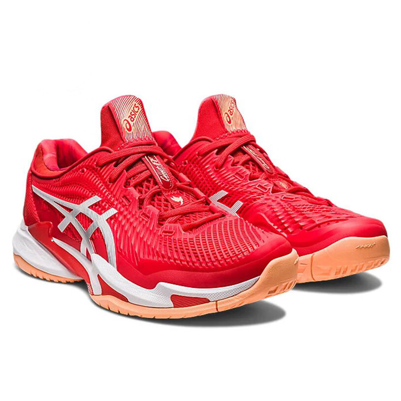 Court ff 3 novak 'fiery red' ASICS, Vibrant Flame красный — фото 4