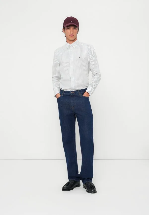 Рубашка в тонкую полоску, стандартный крой, классическая. Tommy Hilfiger, White — фото 2